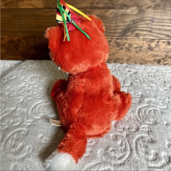 Happy Birthday Fox Plush Electronic Toy Moves Sings I Feel Good Dan Dee Works - Picture 8 of 9